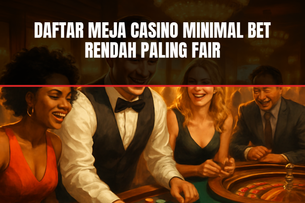 Meja casino minimal bet rendah paling fair