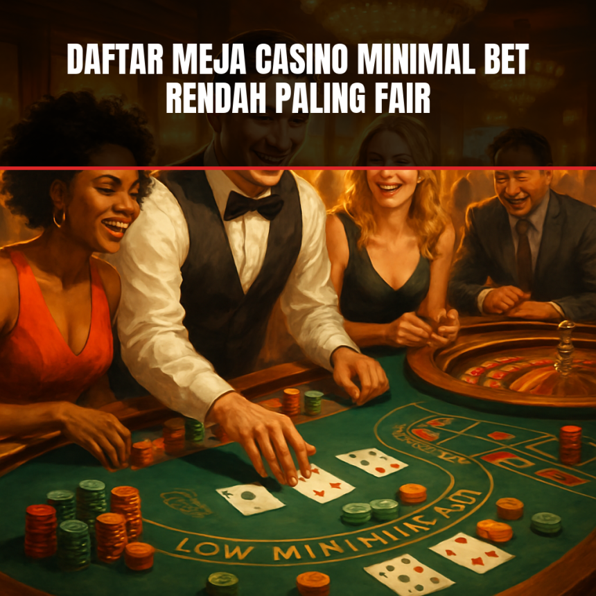 Meja casino minimal bet rendah paling fair
